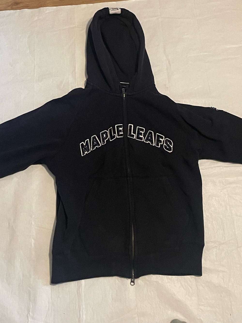 Roots Navy Hooded Jacket with Logo Patch